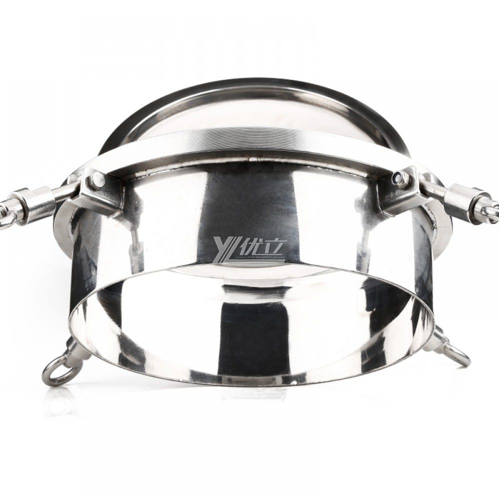 YOULI Hygienic Food Grade SS 304 316L Stainless Steel 1-3BAR Sight Glass Pressure Tanks Sanitary Round Manway Manhole