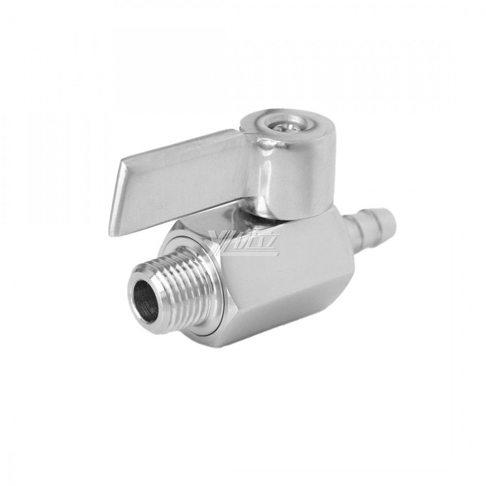 YOULI 1/8" 1/4" NPT BSP 1000WOG PN63 304 316 all Stainless Steel Handle Manual Hose Connector Pagoda Male Thread Mini Ball Valve