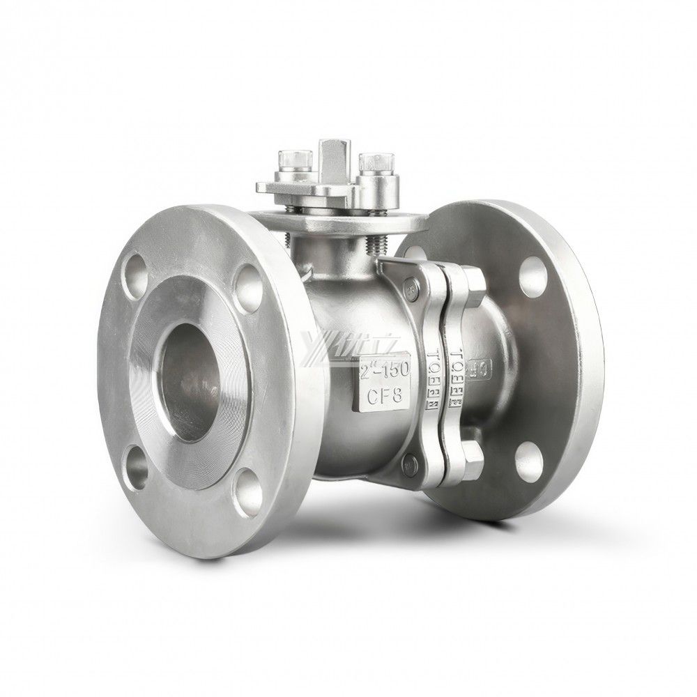 YOULI High Temperature 300 Degrees Celsius PN16-64 API ANSI150-300LB JIS10K Stainless Steel 304 316  WCB Flanged Ball Valve