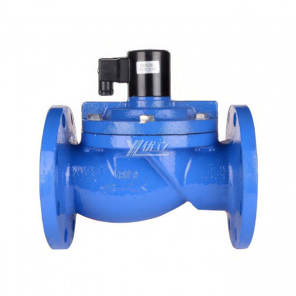 YOULI ZSC DF Stainless Steel 304 316 Cast Iron AC220V DC24V Normal Close Water Straight Flanged Solenoid Valve