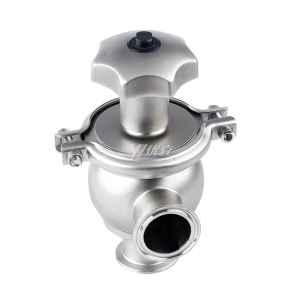 YOULI Hygienic Food Grade Stainless Steel 304 316L Mannual Tri-Clamp Flow Regulating Valves