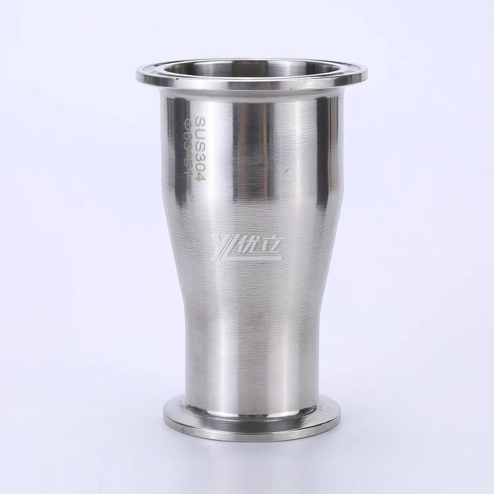 YOULI Hygienic Food Grade Sanitary Stainless Steel 304 SS316L 3A SMS DIN ISO Welded Pipe Fitting Concentric Clamped Reducer