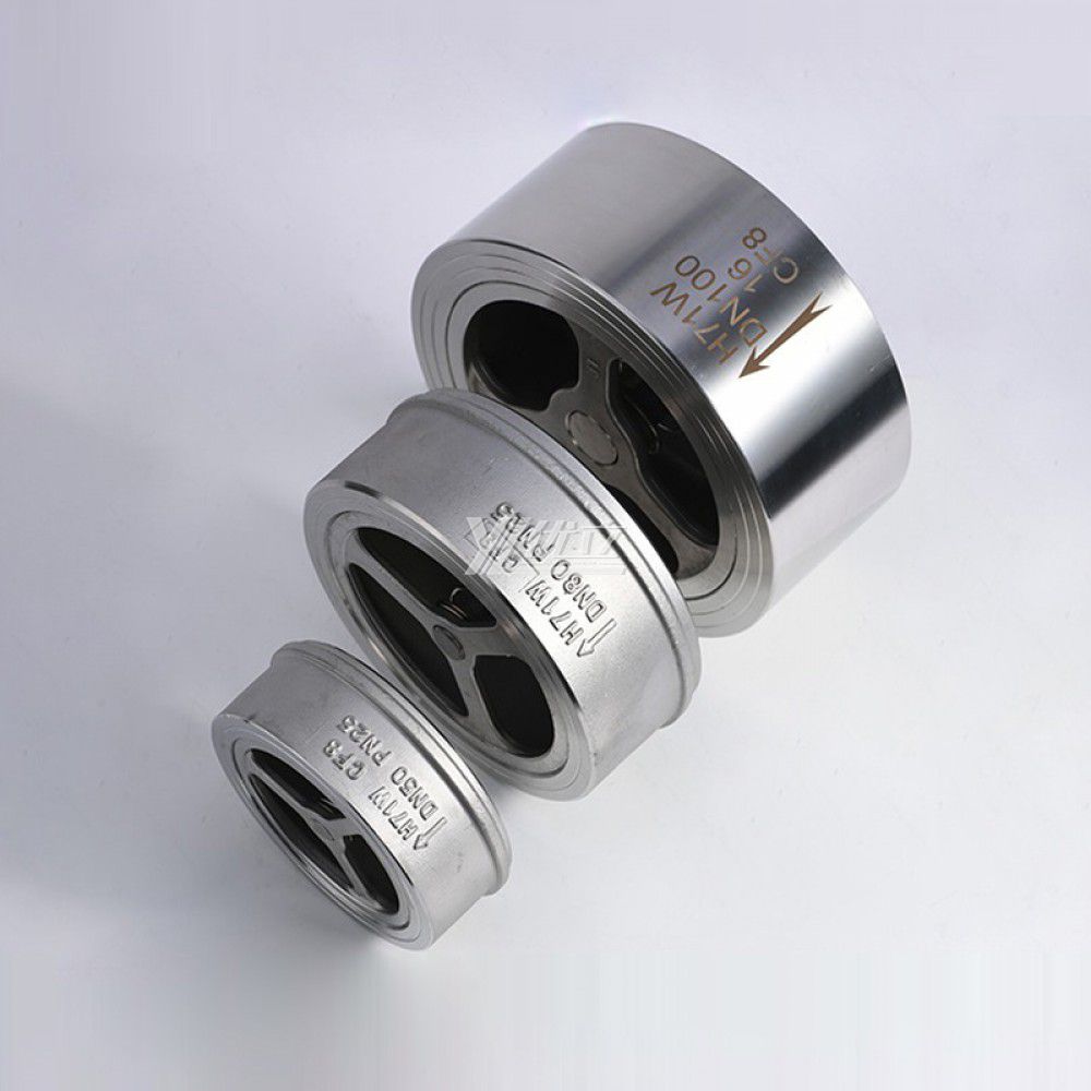 YOULI Durable Anti-leakage High Temperature Steam Smooth Stainless Steel 304 316 JIS 10K 1.6mpa WCB Wafer Type Check Valve