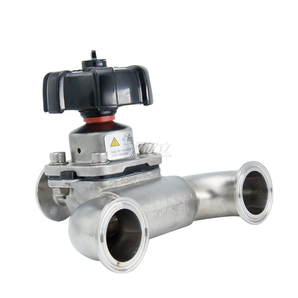 Stainless Steel 316L Sanitary Manual U-Type Diaphragm Valve