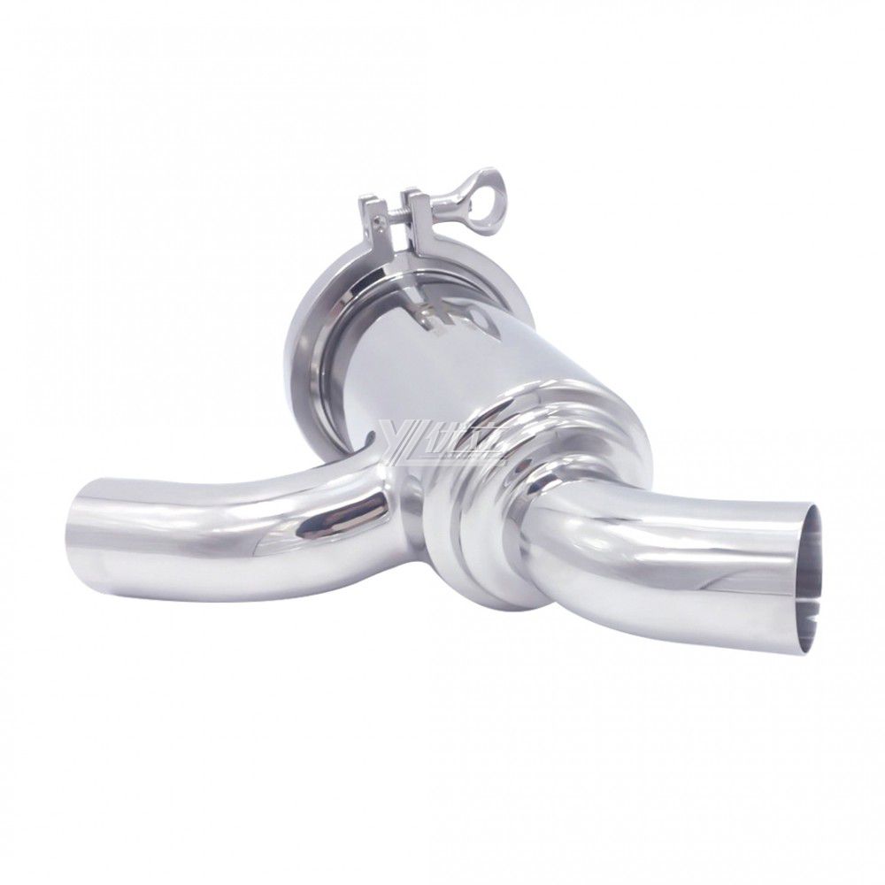YOULI Top-Quality Hygienic Food Grade SS 304 316L Stainless Steel Sanitary 90 Bend Type No Retention Filter