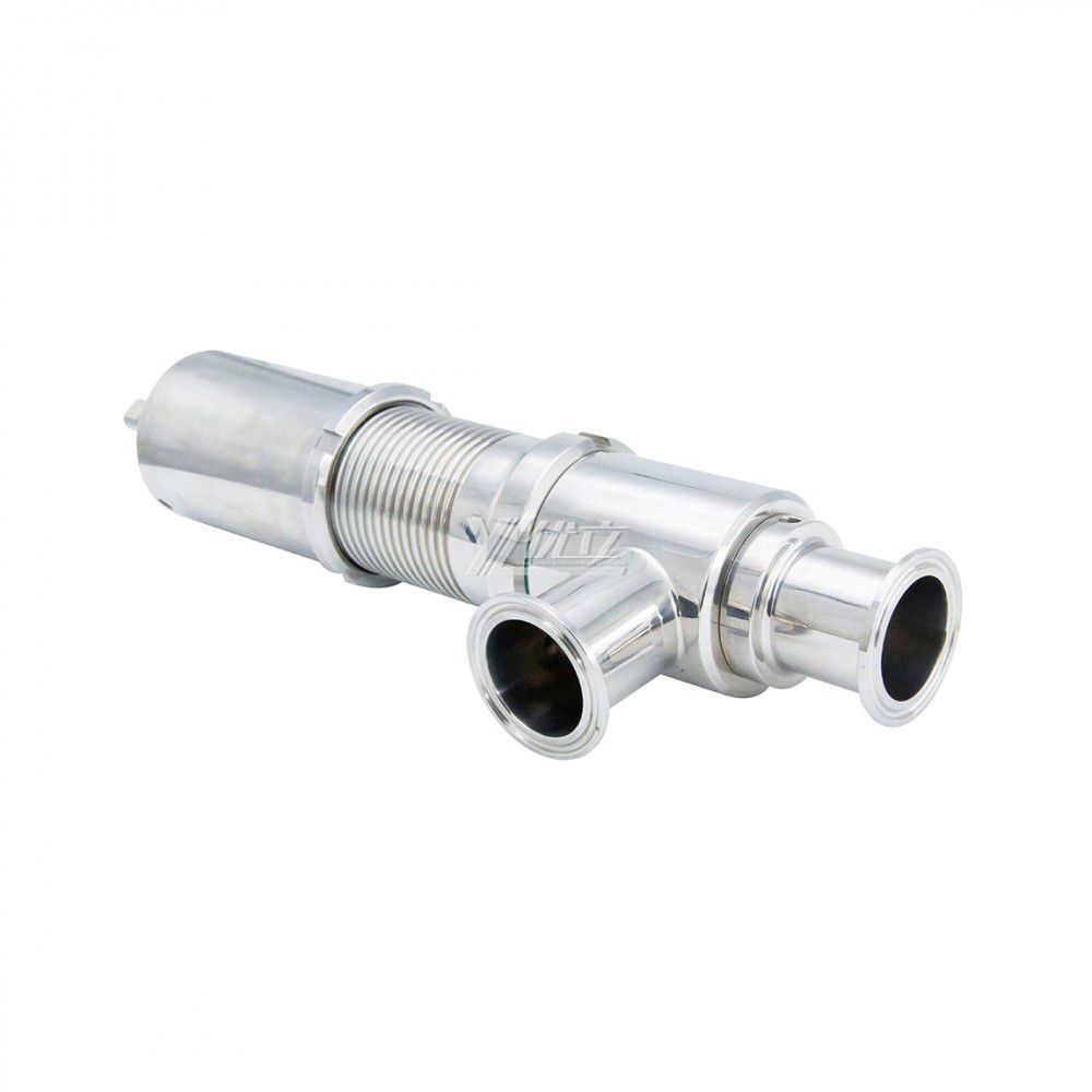 YOULI Kesselman Hygienic Food Grade Sanitary Stainless Steel 304 316L Tri Clamped Sanitary Safety Valve