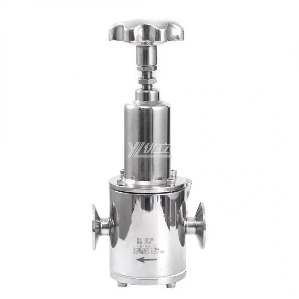 YOULI Hygienic Food Grade Sanitary Stainless Steel 304 316L Water gas Tri-Clamped Pressure Relief Valve