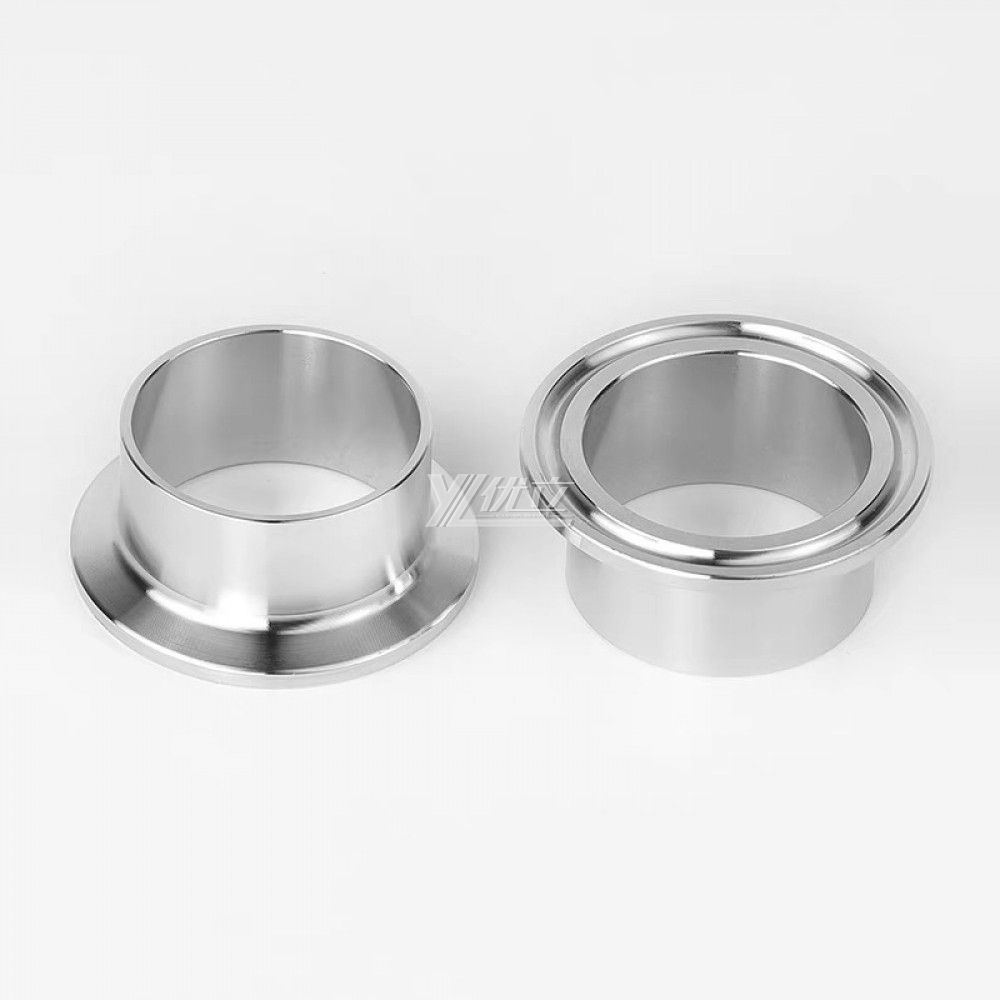 YOULI Best-in-Class Hygienic Food Grade Sanitary Stainless Steel 304 316L SMS 1.5 Inch Pipe Weld L=21.5MM Tri Clamp Ferrule