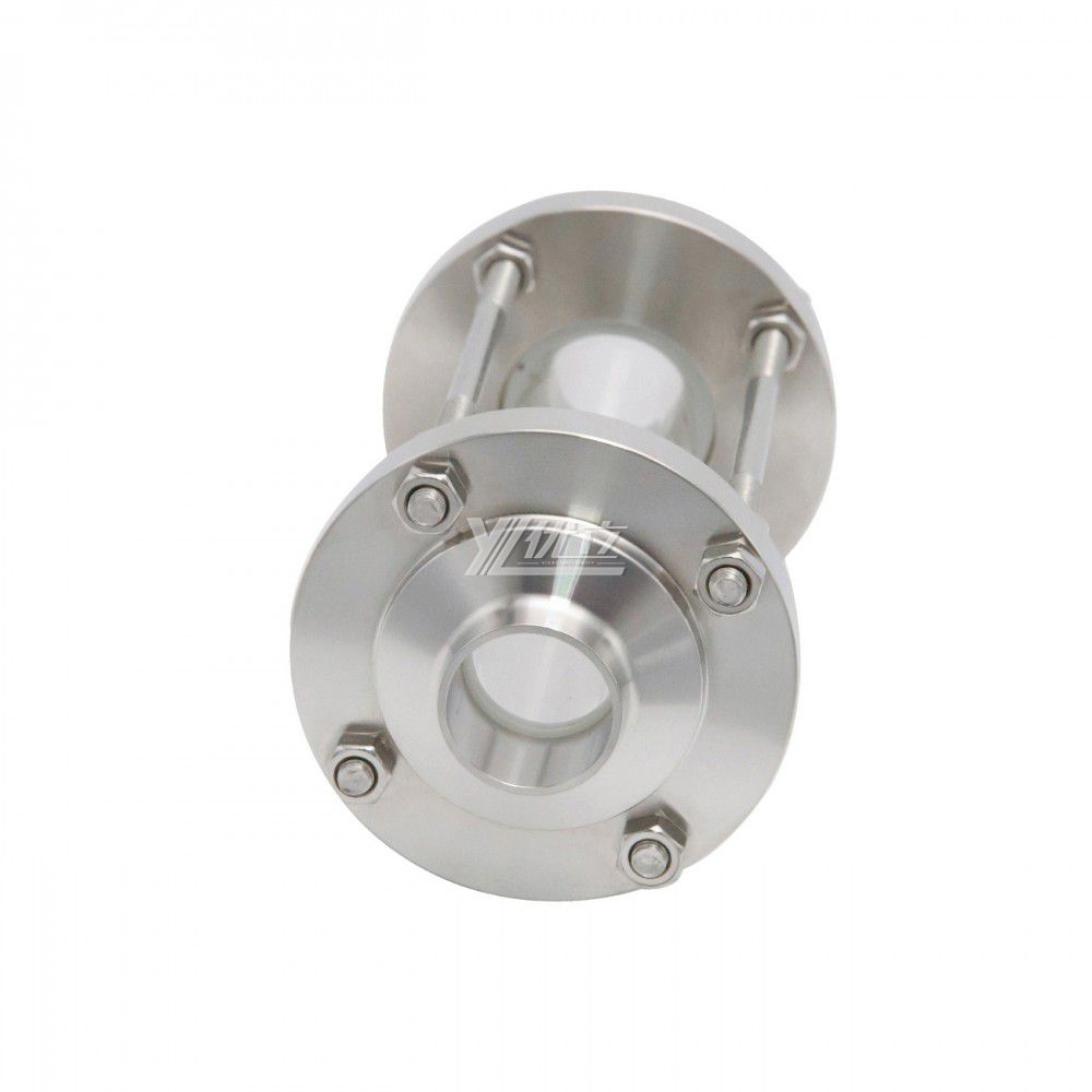 YOULI Best-in-Class Hygienic Food Grade Sanitary Stainless Steel 304 316L Flow Straight Butt Welded Sight Glass