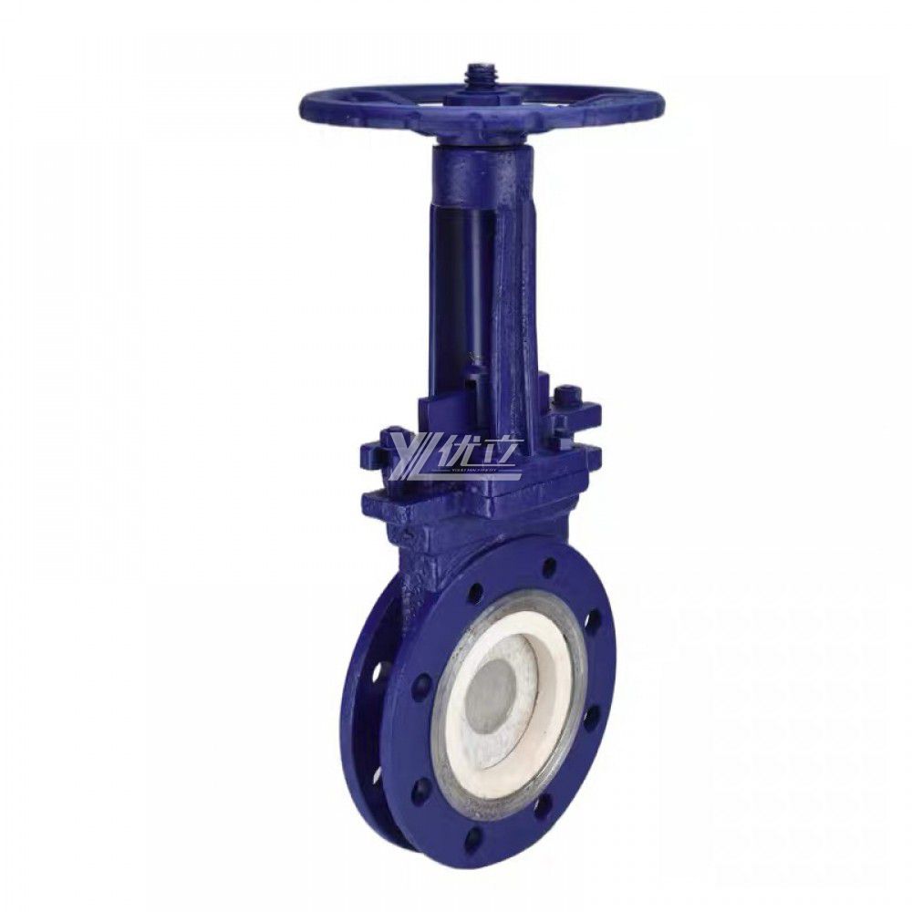 YOULI High Temperature ANSI 150LB Stainless Steel 304 316 JIS 10K 1.6mpa WCB Manual Ceramic Flanged Knife Gate Valve