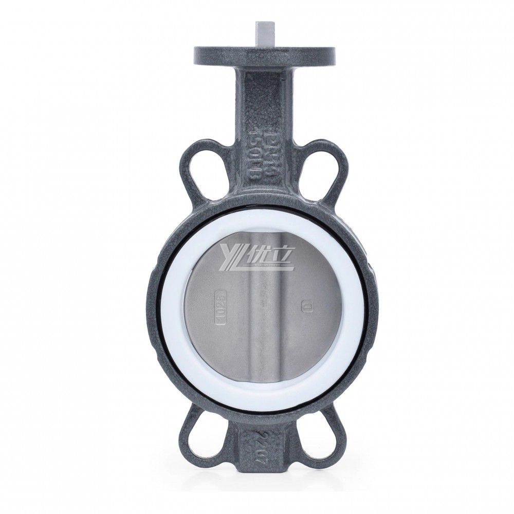 YOULI ISO5211 Stainless Steel ANSI 150LB 304 316 JIS 10K Pn10-16 Cast Iron PTFE EPDM Soft Seal Center Wafer Butterfly Valve