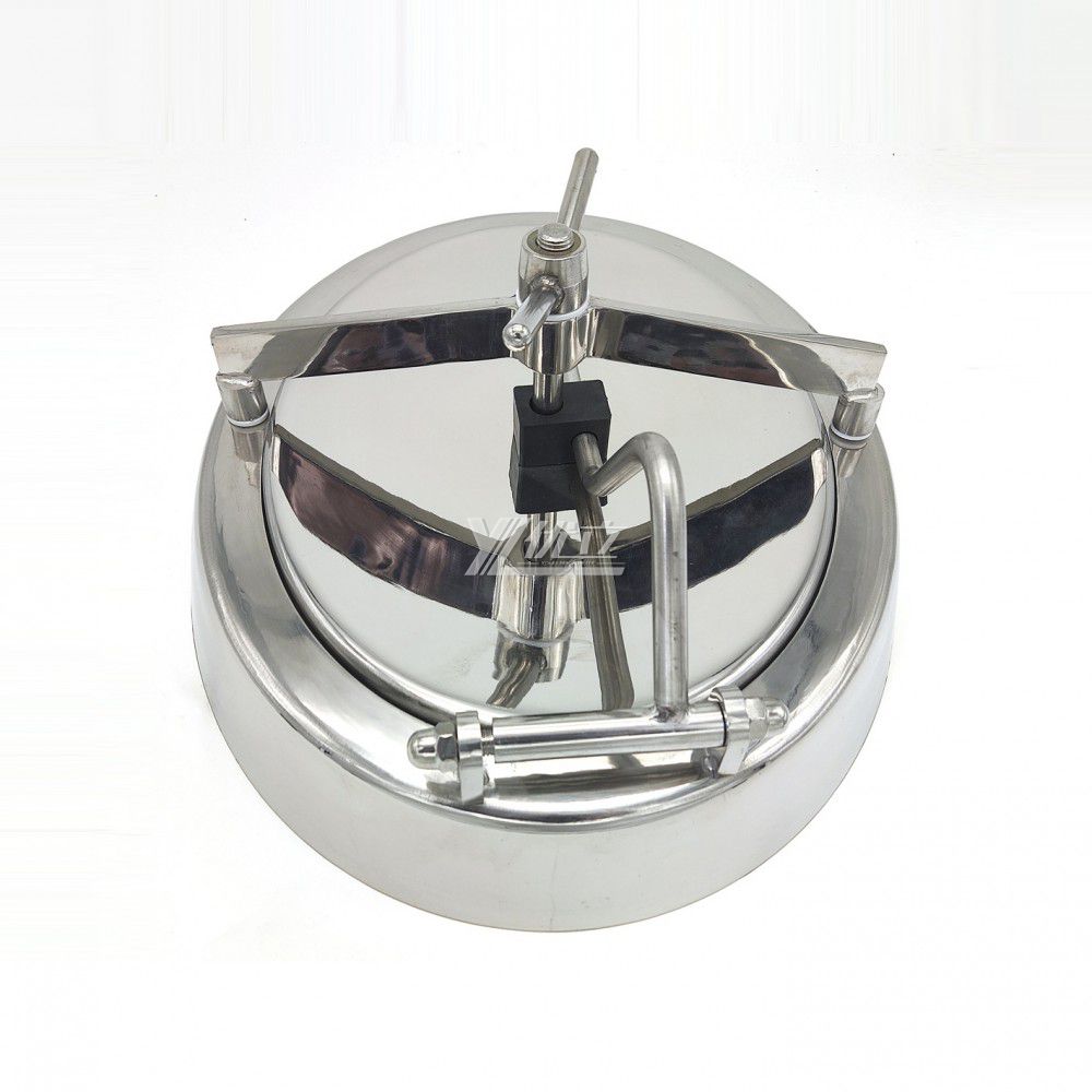 YOULI Best-in-Class Hygienic Food Grade SS 304 316L Stainless Steel Tanks Sanitary Oval Inward Flared Elliptical Manhole