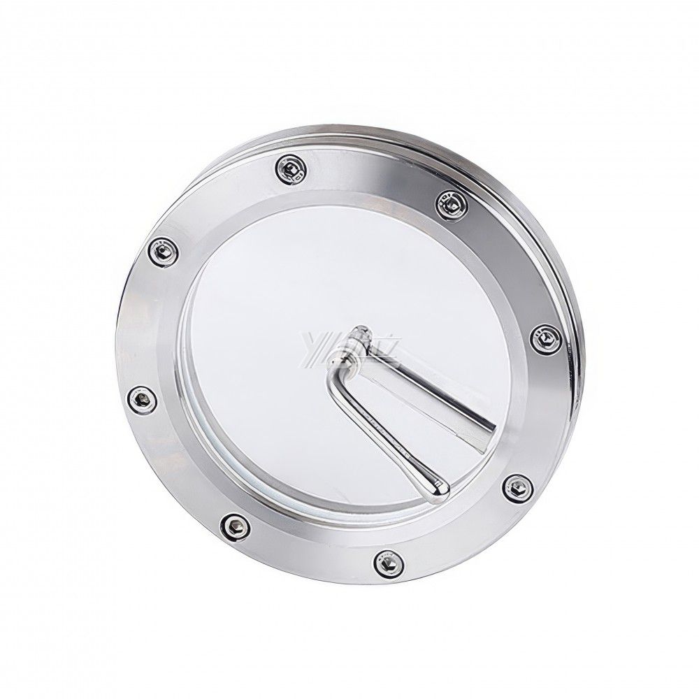YOULI Best-in-Class Hygienic Food Grade Sanitary Stainless Steel 304 316L ANSI 150LB JIS 10K With Wiper LED Flange Sight Glass