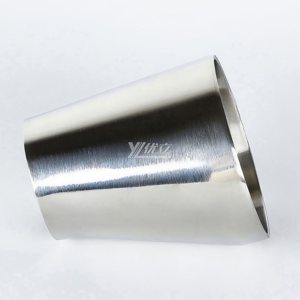 YOULI Hygienic Food Grade Sanitary Stainless Steel 304 SS316L 3A SMS DIN ISO Welded Pipe Fitting Eccentric Welded Reducer