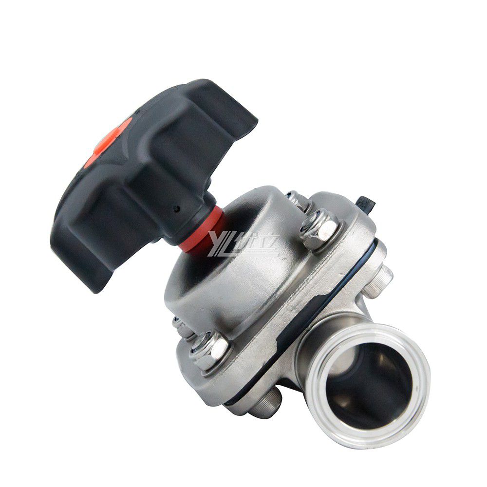 Stainless Steel Sanitary Manual Diaphragm Membrane Valve