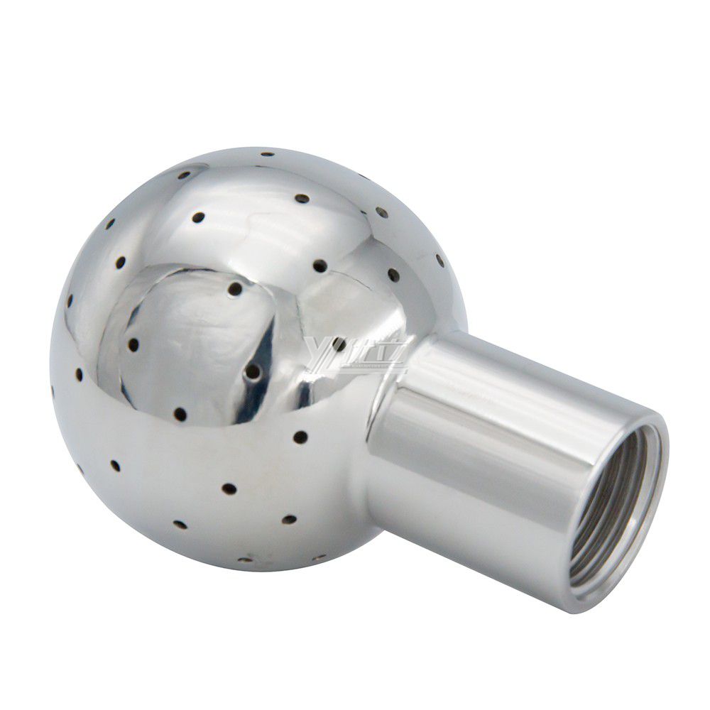 Dn50 Stainless Steel Ss304 Hygienic Weld Fixed Cleaning Ball