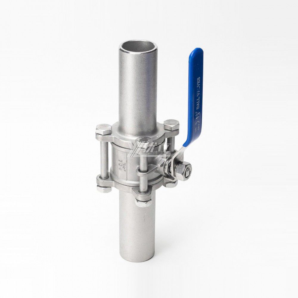 YOULI Stainless Steel 1000WOG PN16-PN64 304 316 Manual Three-piece Lengthening Extended Butt Welded Union Ball Valve