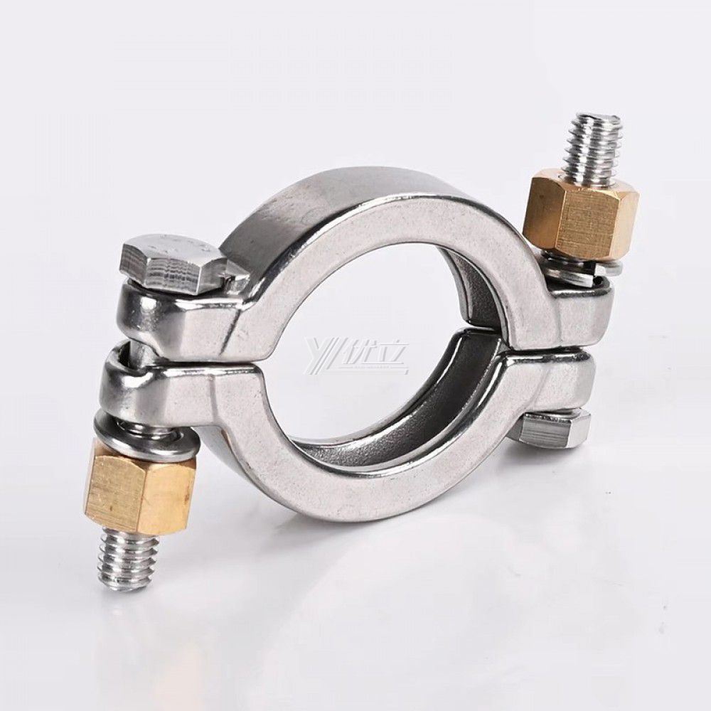 YOULI Hygienic Food Grade Sanitary Stainless Steel 304 SS316L DIN SMS 3A Tri-clamp Pipe Fitting High Pressure Pin Clamp