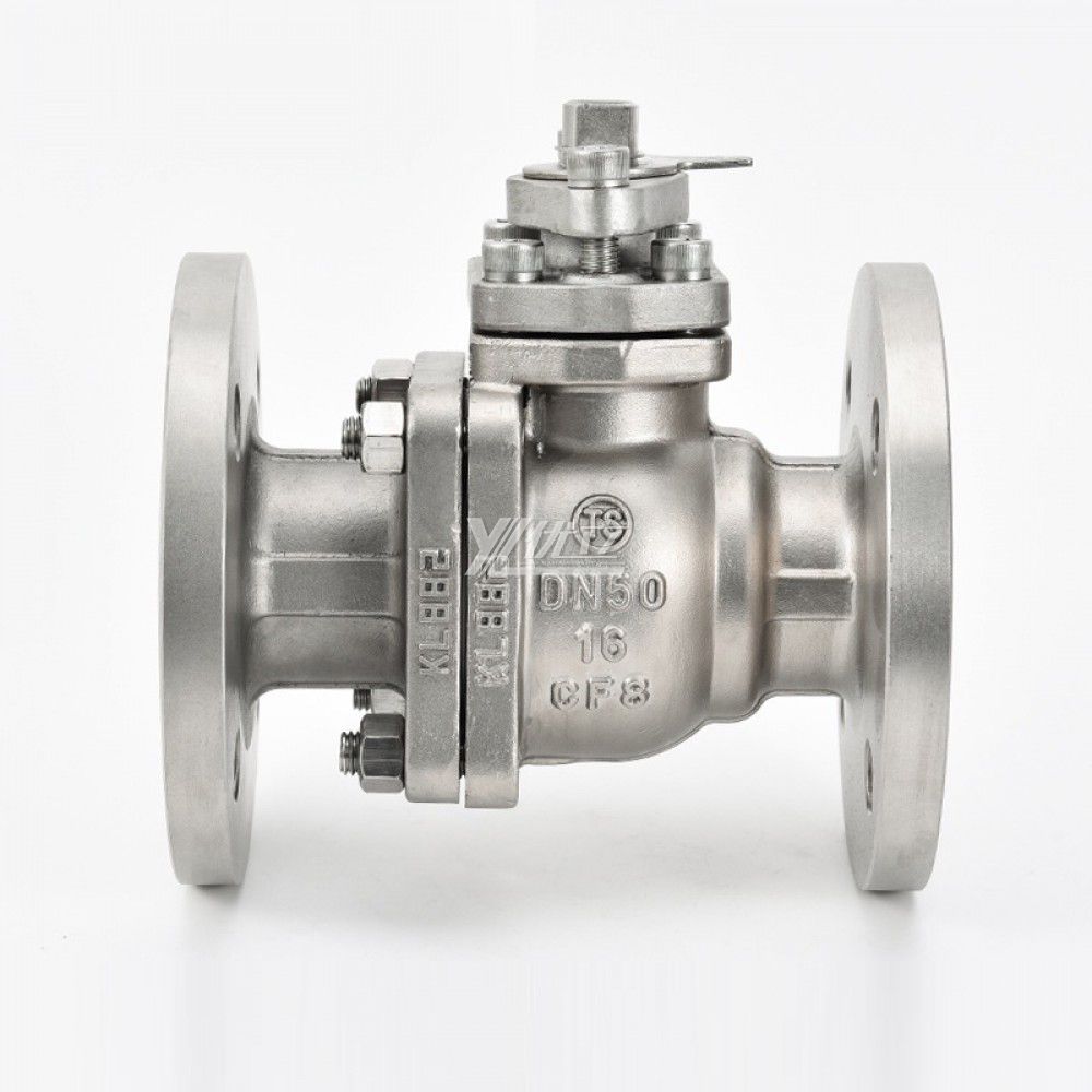 YOULI Stainless Steel ANSI 150LB 304 316 JIS 10K 1.6mpa Fluorine Lining F4 F46 PFA Manual Flanged Ball Valve