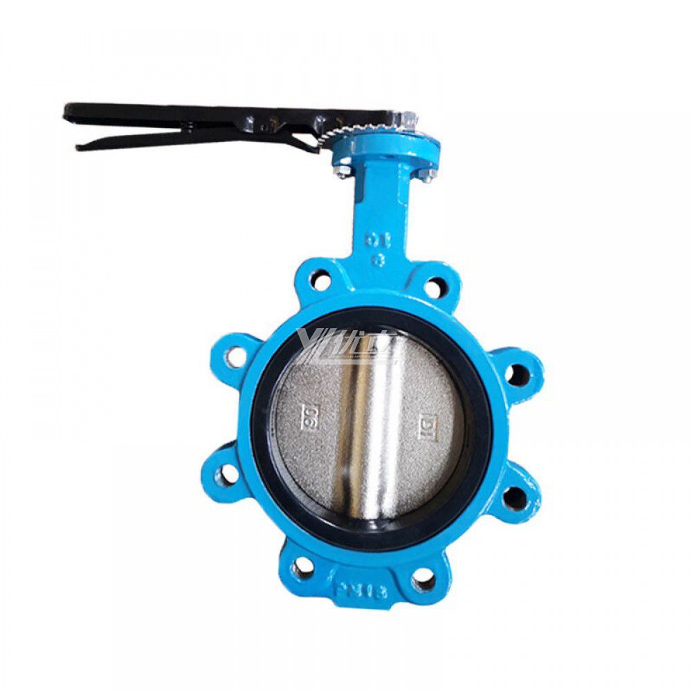YOULI Stainless Steel ANSI 150LB 304 316 JIS 10K Pn10-16 Cast Iron PTFE EPDM Soft Sealing Water Manual Wafer Lug Butterfly Valve