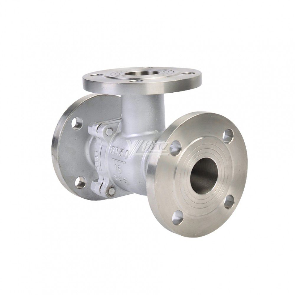 YOULI ISO 5211 Mounting Pad High Temperature ANSI 150LB  Stainless Steel 304 316 JIS 10K 1.6mpa Manual Flanged 3 Way Ball Valve