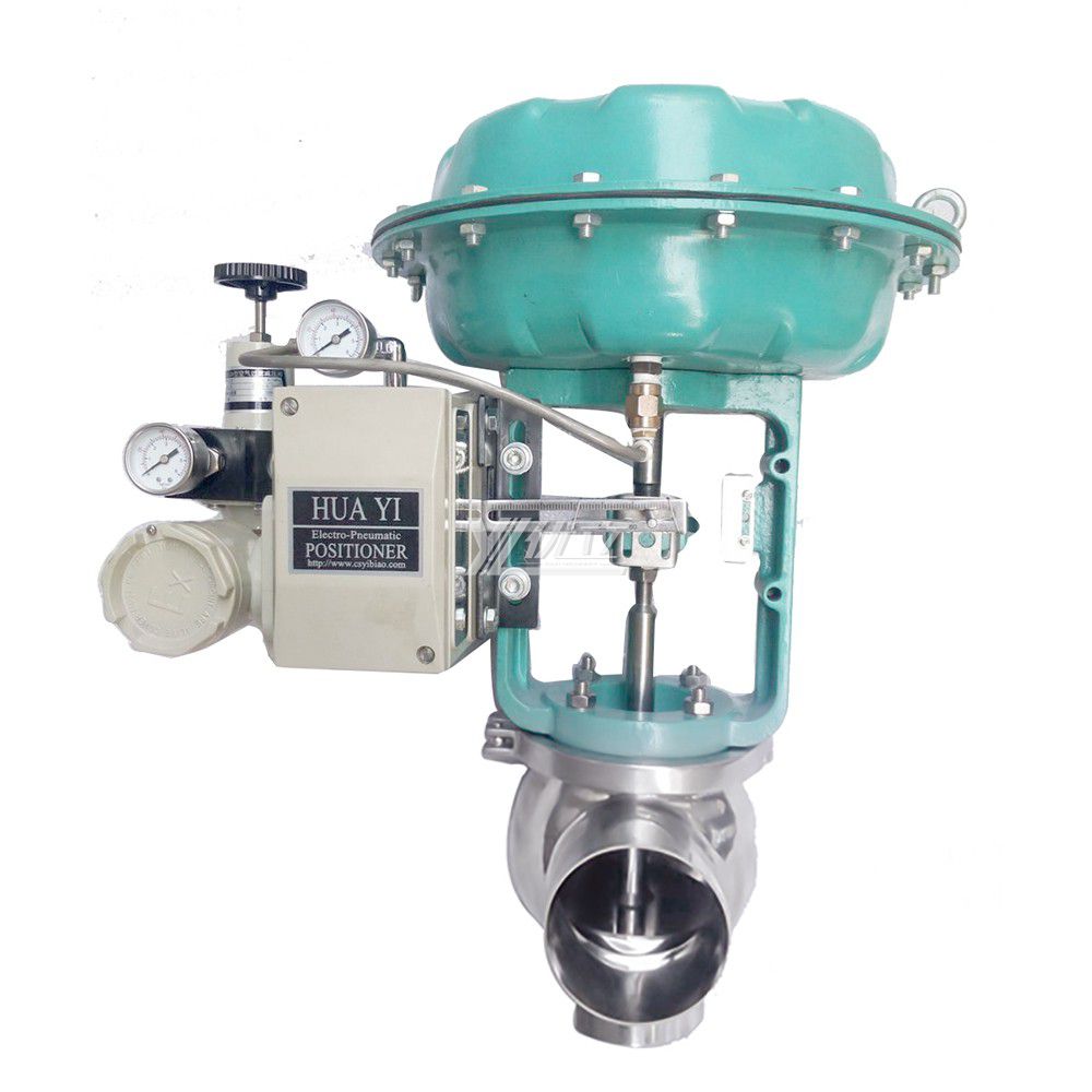 Stainless Steel Sanitary Electric -Pneumatic Flow Regulating Valve