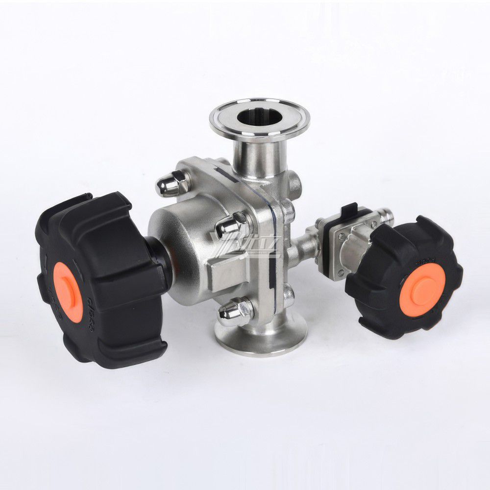 YOULI Hygienic Food Grade Sanitary Stainless Steel Pharmaceutical Biological Dairy Beverages 316L Diaphragm Sample Valve