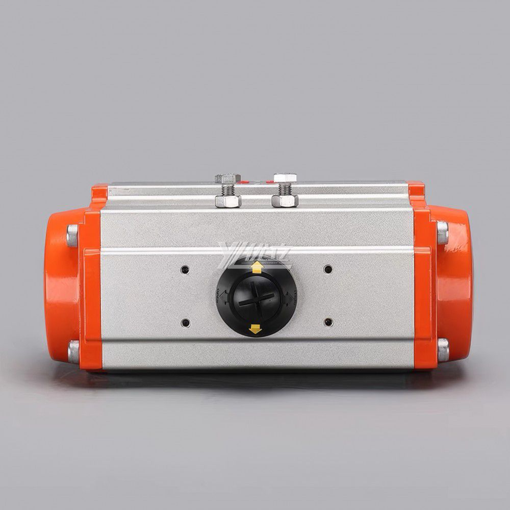 YOULI Customize Aluminium Alloy Actuator Use Butterfly Valve Ball Valve Spring Return Double Acting Large Torque Pneumatic Actuator