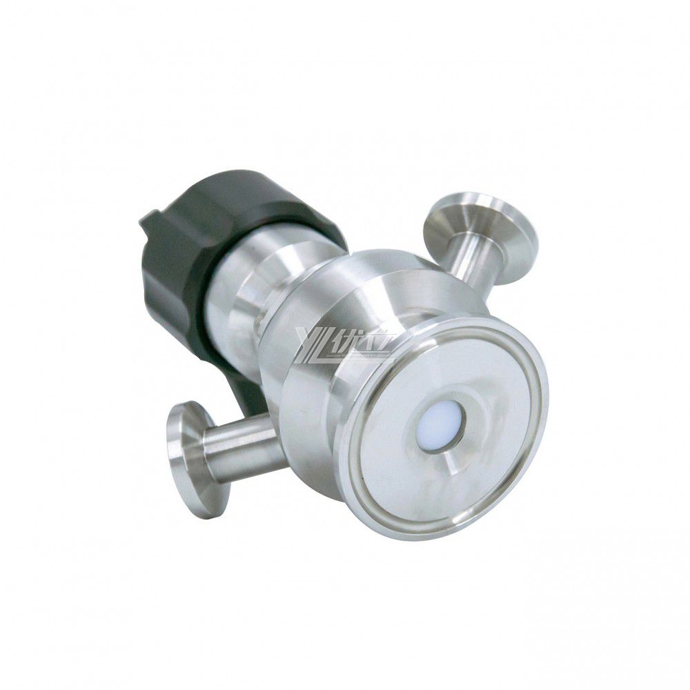 YOULI Hygienic Food Grade Sanitary Stainless Steel 304 316 Manual Pneumatic Plastic Handle Sterile Clamped Sample Valve