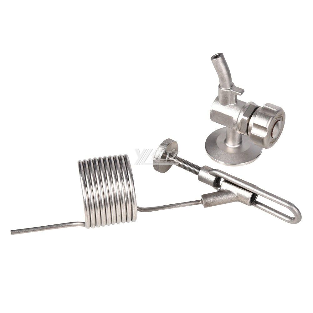 YOULI Hygienic Food Grade Sanitary Stainless Steel 304 316L Tri Clamped Manual Beer Fermentation Clamped Sample Valve