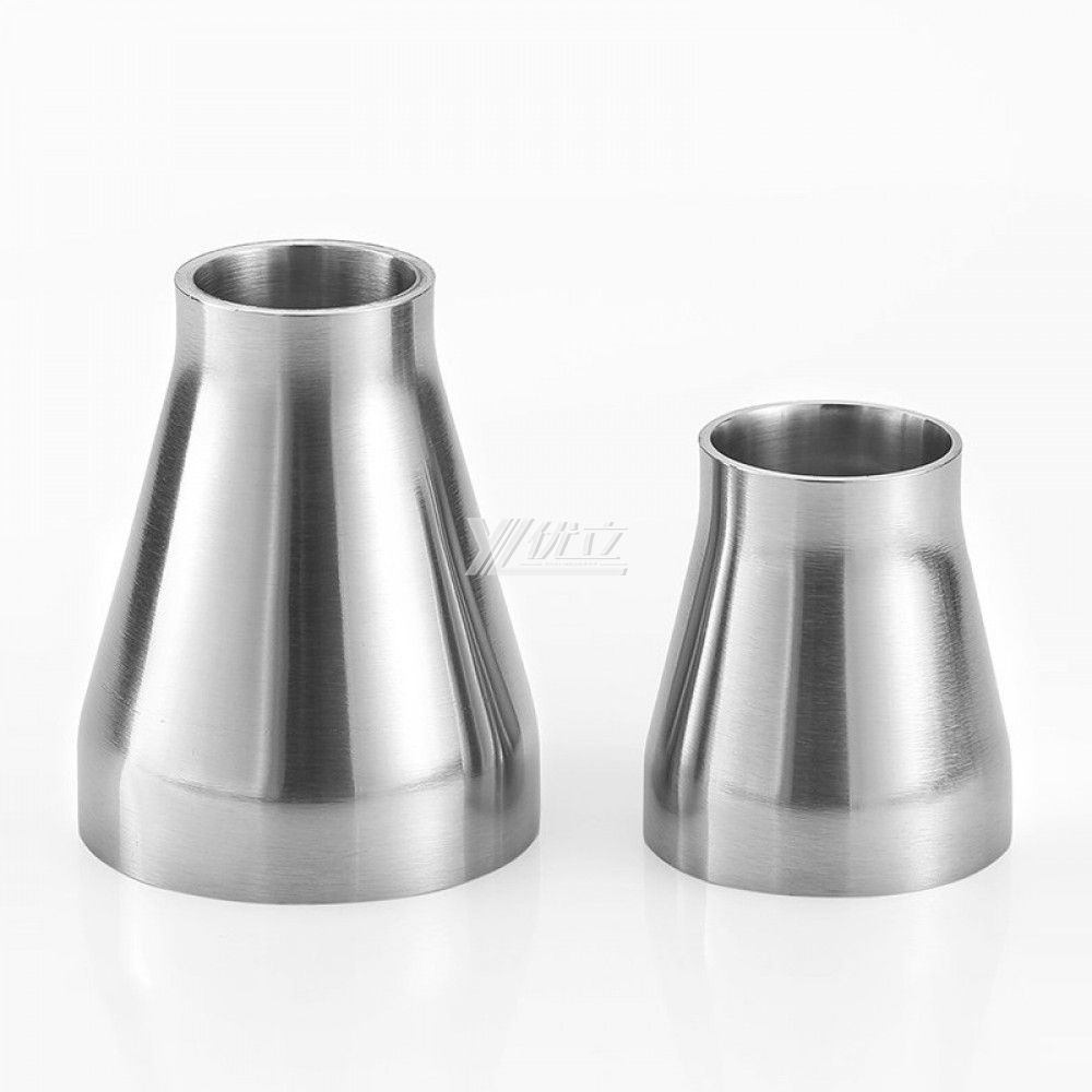 YOULI Hygienic Food Grade Sanitary Stainless Steel 304 SS316L 3A SMS DIN ISO Welded Pipe Fitting Concentric Welded Reducer