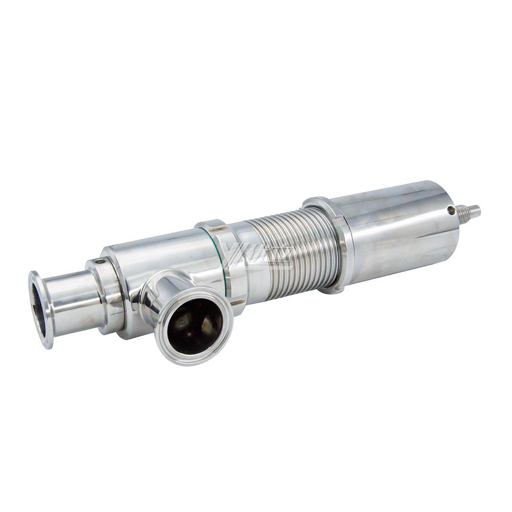 Sanitary Over Flow Valve Stainless Steel Safety Valve