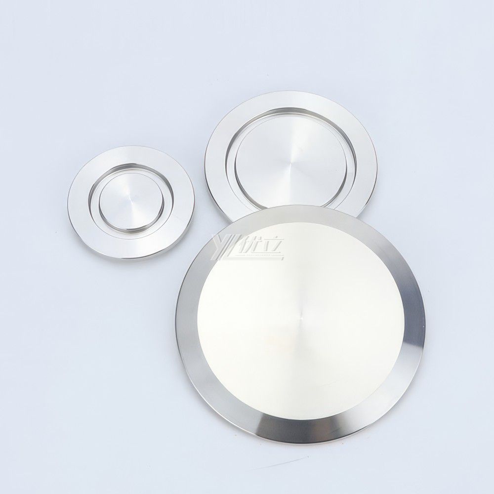 YOULI Hygienic Food Grade Sanitary Stainless Steel 304 SS316L KF25 KF40 KF50 Tri-clamp Pipe Fitting Vacuum Blind Plate