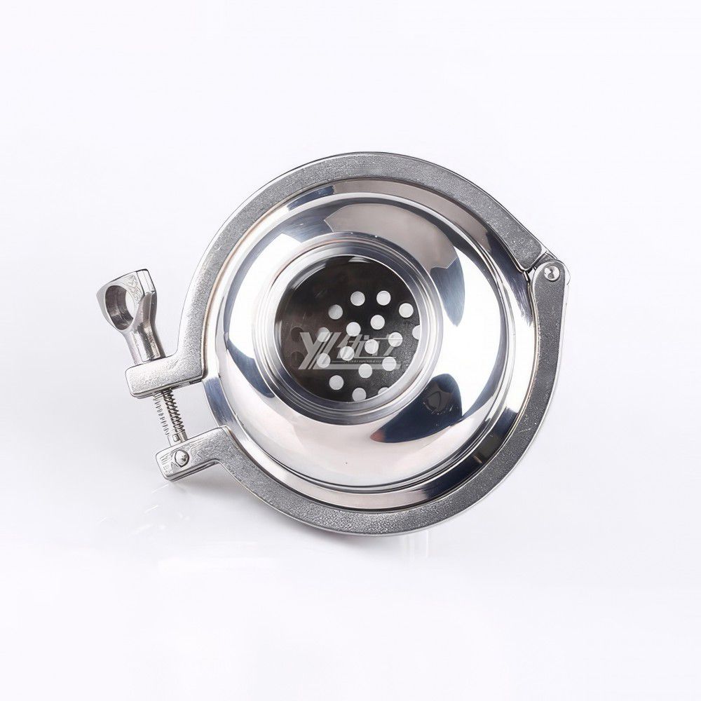YOULI Hygienic Food Grade SS 304 316L Stainless Steel Milk Beer Honey Sanitary Ball Type Tri Clamped Strainer  Filter