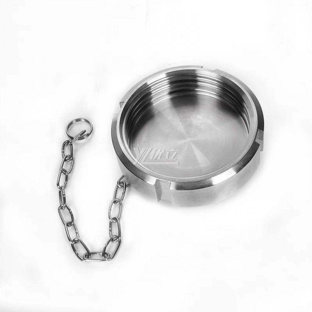 YOULI Hygienic Food Grade Sanitary Stainless Steel 304 SS316L DIN SMS 3A Round Pipe Fitting Blind Cap Plug Cover