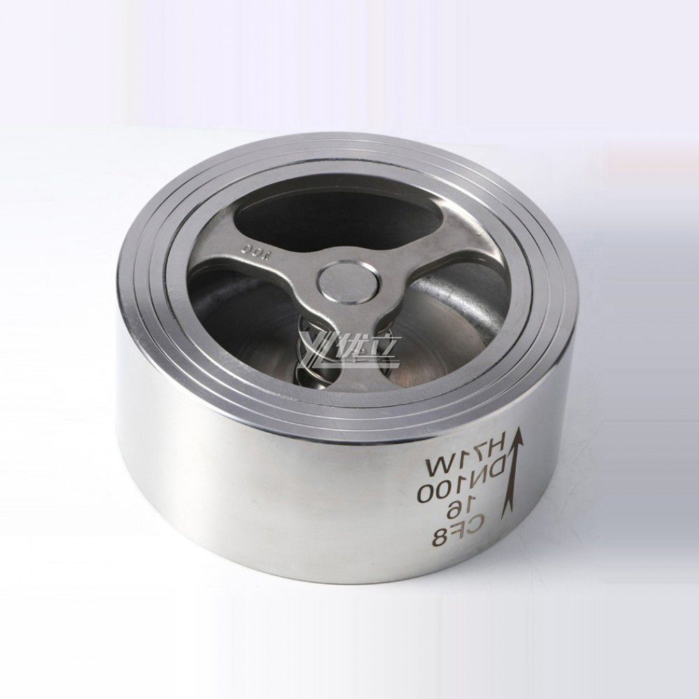 YOULI Durable Anti-leakage High Temperature Steam Smooth Stainless Steel 304 316 JIS 10K 1.6mpa WCB Wafer Type Check Valve