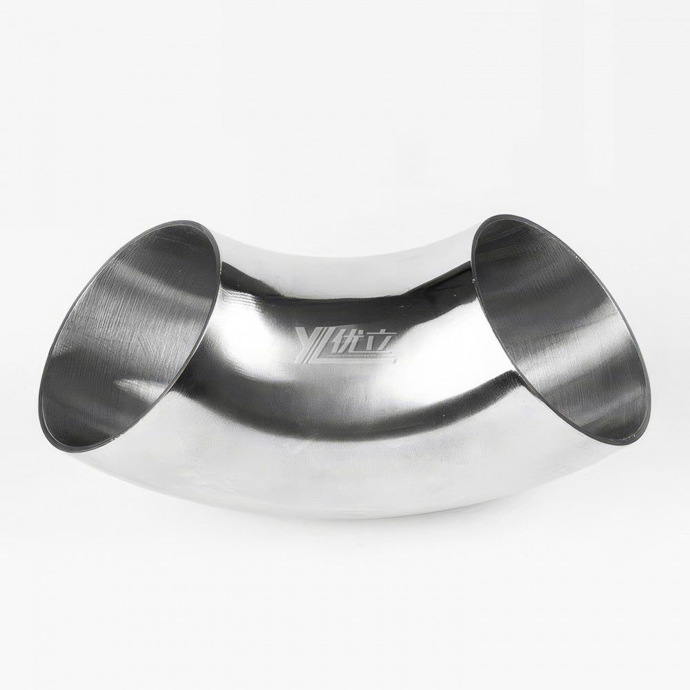 YOULI Hygienic Food Grade Sanitary Stainless Steel 304 SS316L 3A SMS ISO DIN Pipe Fitting 90 Degrees Welded Elbow