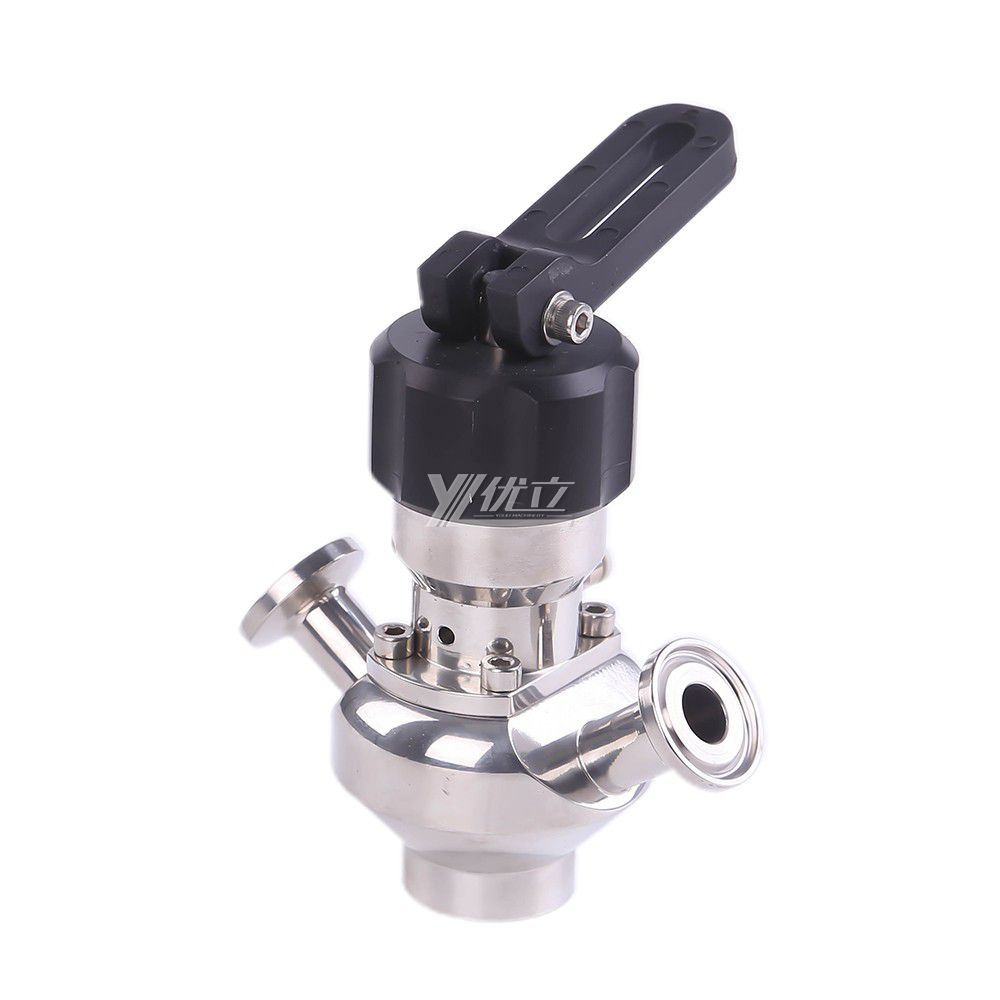 YOULI Hygienic Food Grade Sanitary SS316 Dn10 Aseptic Pneumatic Automatic Manual Sample Valves