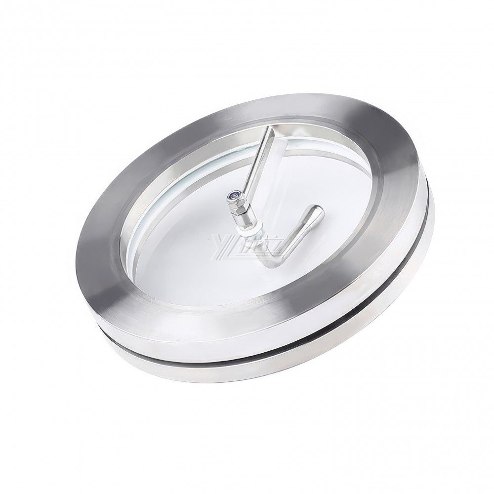YOULI Best-in-Class Hygienic Food Grade Sanitary Stainless Steel 304 316L ANSI 150LB JIS 10K With Wiper LED Flange Sight Glass