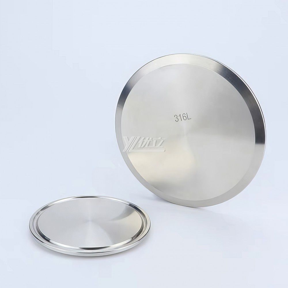 YOULI Best-in-Class Hygienic Food Grade Sanitary Stainless Steel 304 316L SMS 3A DIN ISO 1.5 Inch Pipe Tri-clamp Blind Cap