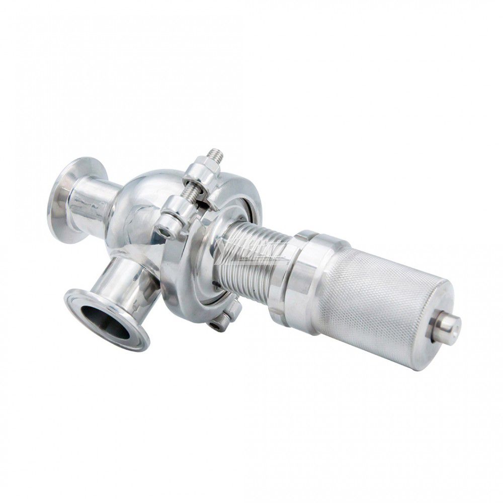 YOULI Best-in-Class A81X-1 Hygienic Food Grade Sanitary Stainless Steel 304 316L Adjustable Tri Clamped Sanitary Safety Valve