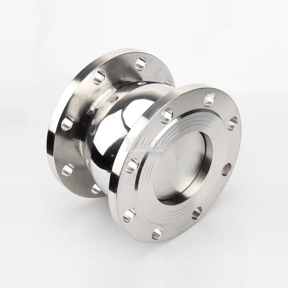 YOULI Hygienic Food Grade Sanitary Stainless Steel  Ends Nrv  Ball Type Flange Non Return Ckeck Valves