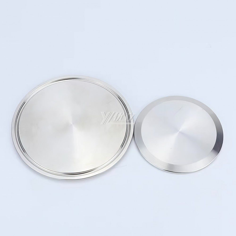 YOULI Best-in-Class Hygienic Food Grade Sanitary Stainless Steel 304 316L SMS 3A DIN ISO 1.5 Inch Pipe Tri-clamp Blind Cap