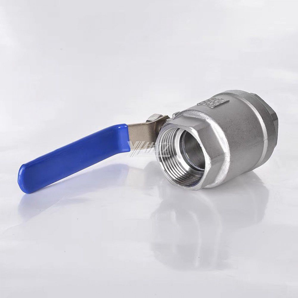 YOULI High Temperature RC NPT BSP 1000wog 1.6mpa 304 316 WCB Stainless Steel With Lock Manual 2PC Threaded Ball Valve