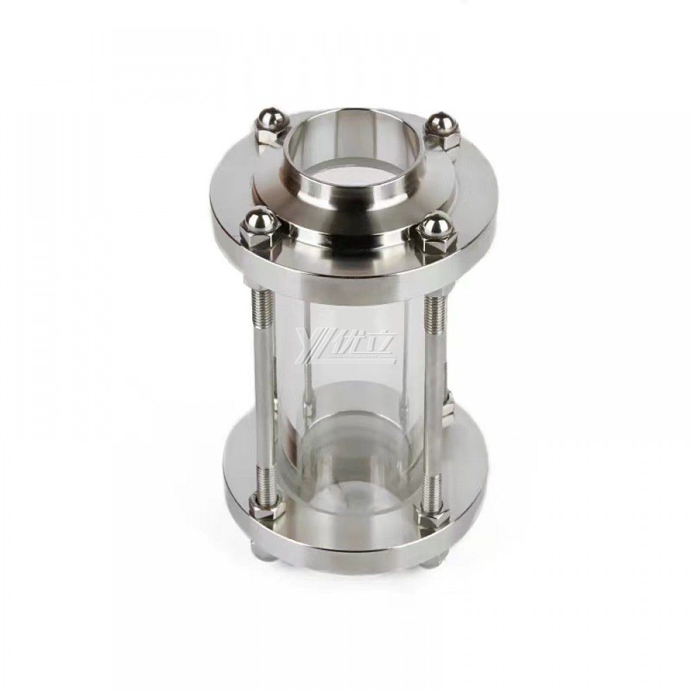 YOULI Best-in-Class Hygienic Food Grade Sanitary Stainless Steel 304 316L Flow Straight Butt Welded Sight Glass