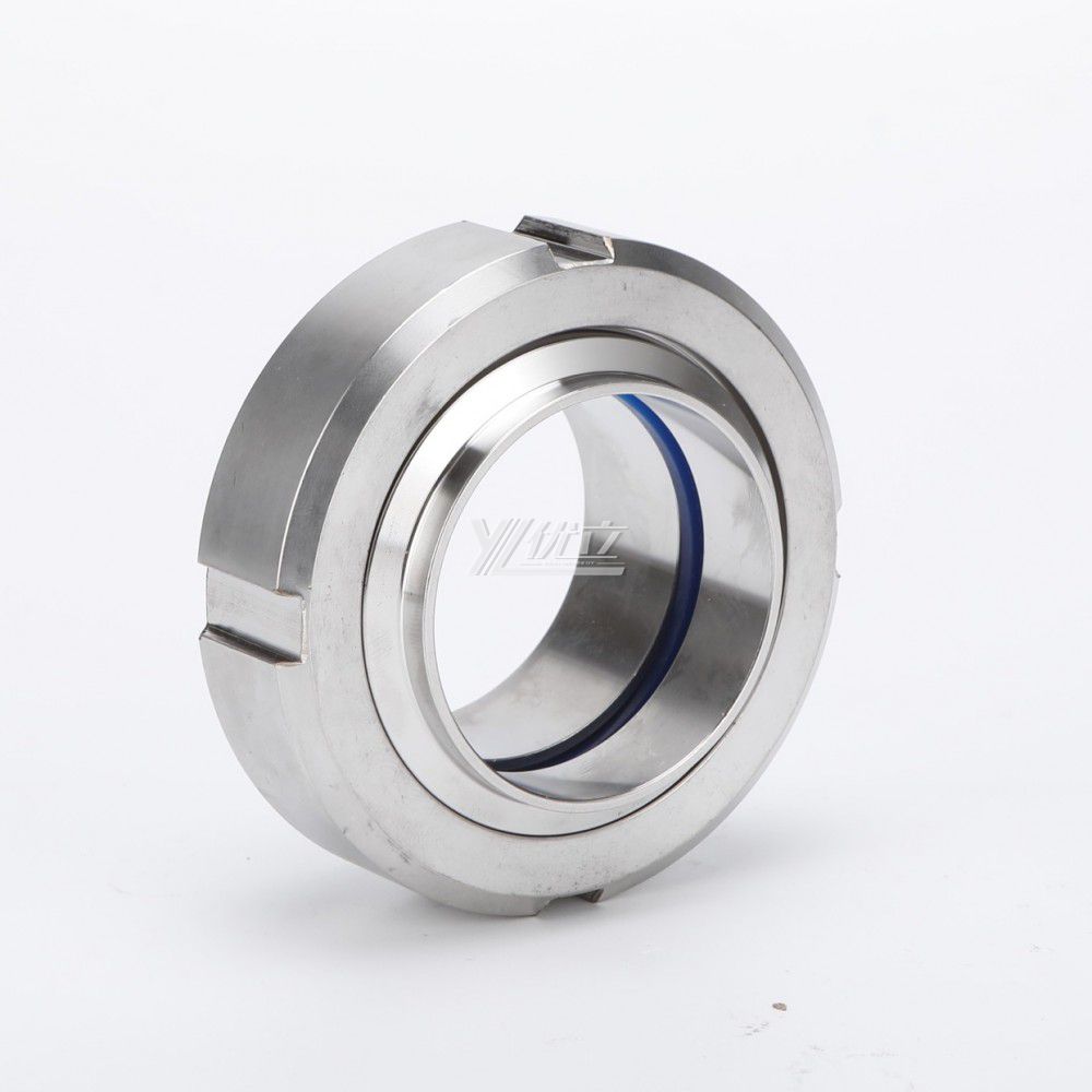 YOULI Hygienic Food Grade Sanitary Stainless Steel 304 SS316L DIN SMS 3A DN25 Round Nut Pipe Fitting 11850 Complete Sets Union