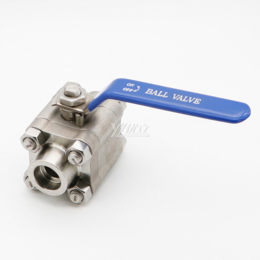 YOULI High Pressure NPT BSP A105 800lb 304 316 Stainless Steel Forged Manual 3PC Threaded Socket Welded Ball Valve