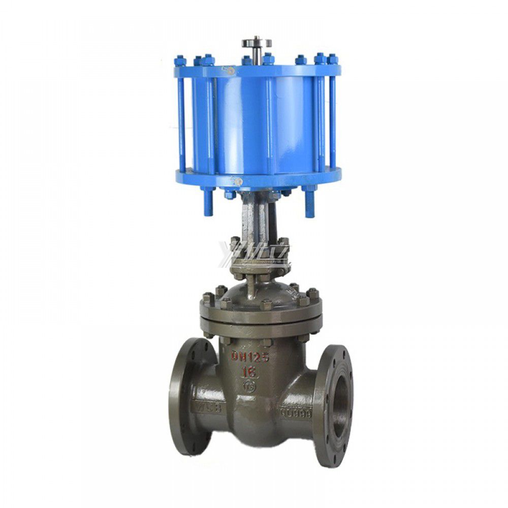 YOULI High Temperature Steam ANSI 150LB Stainless Steel 304 316 JIS 10K 1.6mpa WCB Pneumatic Actuator Flanged Gate Valve