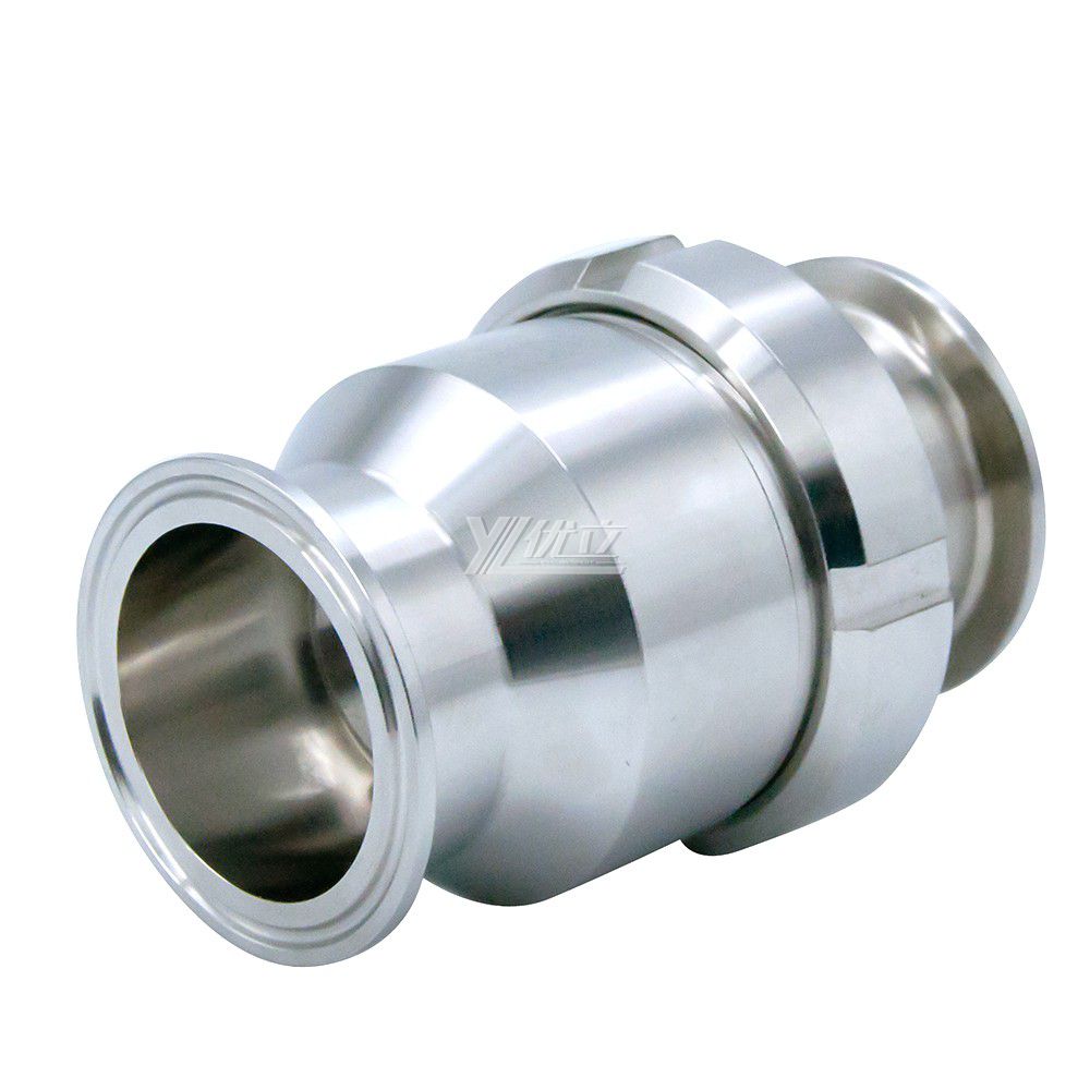 Sanitation Stainless Steel SS304 Check Valve with Union