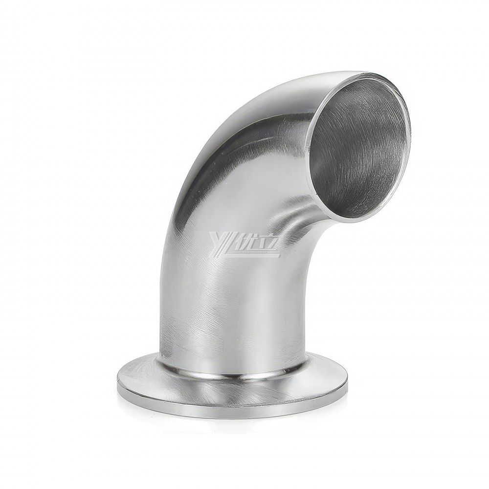 YOULI Hygienic Food Grade Sanitary Stainless Steel 304 SS316L 3A SMS DIN ISO Pipe Fitting 90 Degrees Welded Clamped Elbow